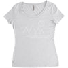 Mountains and Sun Women's Triblend Scoop T-shirt