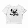 angry panda Crop Top