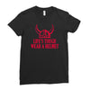 lifes tough Ladies Fitted T-Shirt