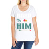 Born To Love Him (Born To Love Her &ndash; Born To Love Him Couples Design Ladies Curvy T-Shirt