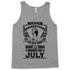 Never Underestimate Old Man Who Was Born July Tank Top