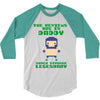 pixel art daddy 3/4 Sleeve Shirt