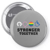 Stronger Together Pin-back button