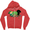 milled Zipper Hoodie
