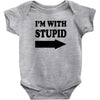 im with stupid t shirt t shirt funny t shirt cool tshirt funny shirt t Baby Onesie
