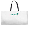 evolution of turtles Weekender Totes