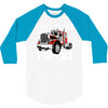 still plays with trucks family matching 3/4 Sleeve Shirt