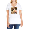 michelangelo the prophet isaiah bubble gum Ladies Curvy T-Shirt