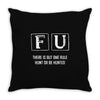 F U Cards Throw Pillow