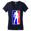 Iron Man NBA Style Women's V-Neck T-Shirt