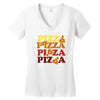 pizza forever Women's V-Neck T-Shirt