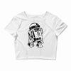 r2 d2 retro star wars sci fi lucas Crop Top