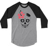 day of dead sugar skull 3/4 Sleeve Shirt