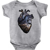 galaxy heart Baby Bodysuit