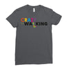 crazy for walking Ladies Fitted T-Shirt