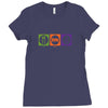 eat sleep radio Ladies Fitted T-Shirt