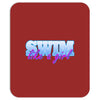 swim like a girl neon Mousepad