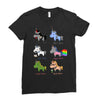 unicorn funny Ladies Fitted T-Shirt
