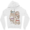 shh, the rat is our patron Zipper Hoodie