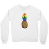 rainbow pineaplle Crewneck Sweatshirt