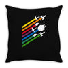 rebellious streaks Throw Pillow