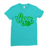 vegan 2 Ladies Fitted T-Shirt