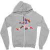 harlem globetrotters Zipper Hoodie