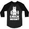 gym cat workout 3/4 Sleeve Shirt
