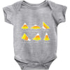 candy corn are triangles Baby Onesie