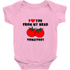 from my head tomatoes Baby Onesie