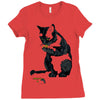 radioactive cat Ladies Fitted T-Shirt