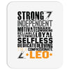 Strong Independent Motivated Leo Mousepad