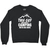 Camper Couple Man White Crewneck Sweatshirt