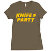 knife party electro house Ladies Fitted T-Shirt