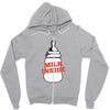 Milk Inside Zipper Hoodie