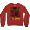 Strong Independent Motivated Scorpio Crewneck Sweatshirt