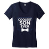 Coolest Son Ever Women's V-Neck T-Shirt