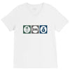 eat sleep money V-Neck Tee