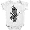 olaf frozen disney cartoon Baby Onesie