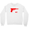 packing heat   i'm hot Crewneck Sweatshirt