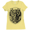 owl Ladies Fitted T-Shirt