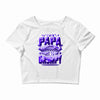 papa grumpy Crop Top