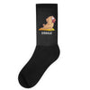 yoga pug exhale Socks