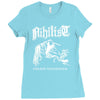 nihilist carnal leftovers entombed unleashed morbid Ladies Fitted T-Shirt