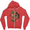 dragon freedom Zipper Hoodie