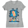 by your powers combined! Ladies Fitted T-Shirt