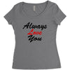 always Women's Triblend Scoop T-shirt