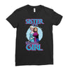 sister of the birthday girl Ladies Fitted T-Shirt