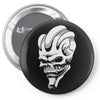 alien skull Pin-back button