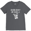 men's ask me about my gorilla V-Neck Tee
